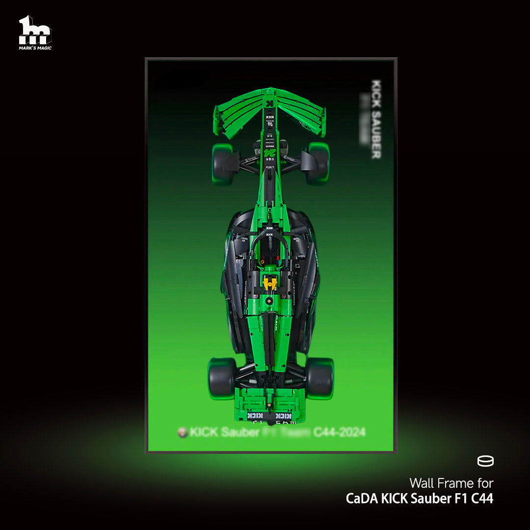 Lego wall mount for kick sauber