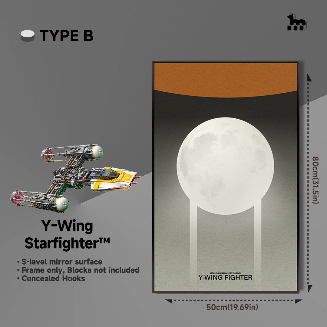 LEGO® Star Wars 75181 Y-Wing Starfighter™ Display Frame TYPE B