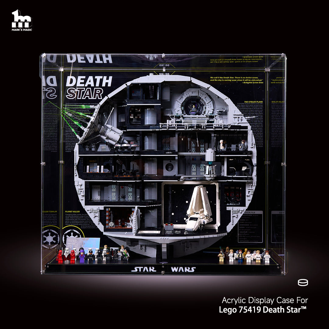【Premium】 Display Case For LEGO Star Wars™ 75419 Death Star™
