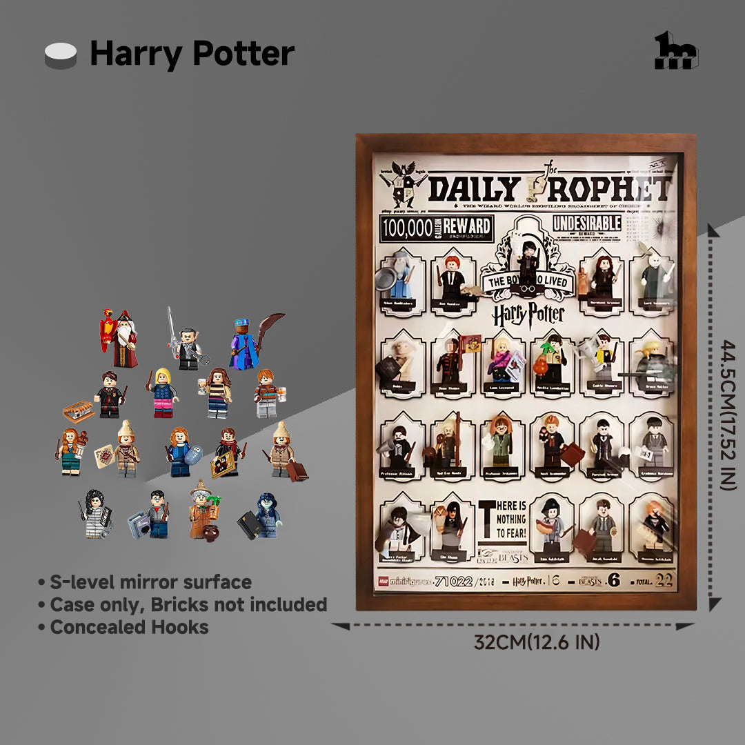 Premium Display Case for LEGO® Minifigures Harry Potter