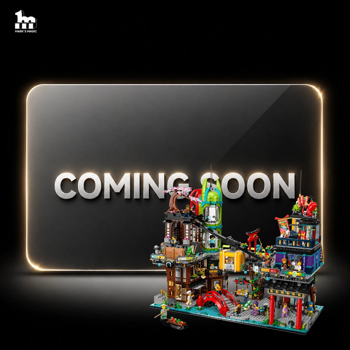 Display Case For LEGO® 71799 NINJAGO City Markets