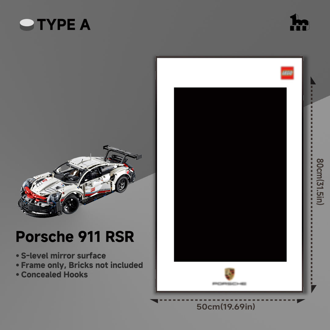 Car Display frame for LEGO® TECHNIC™ Porsche 911 RSR 42096