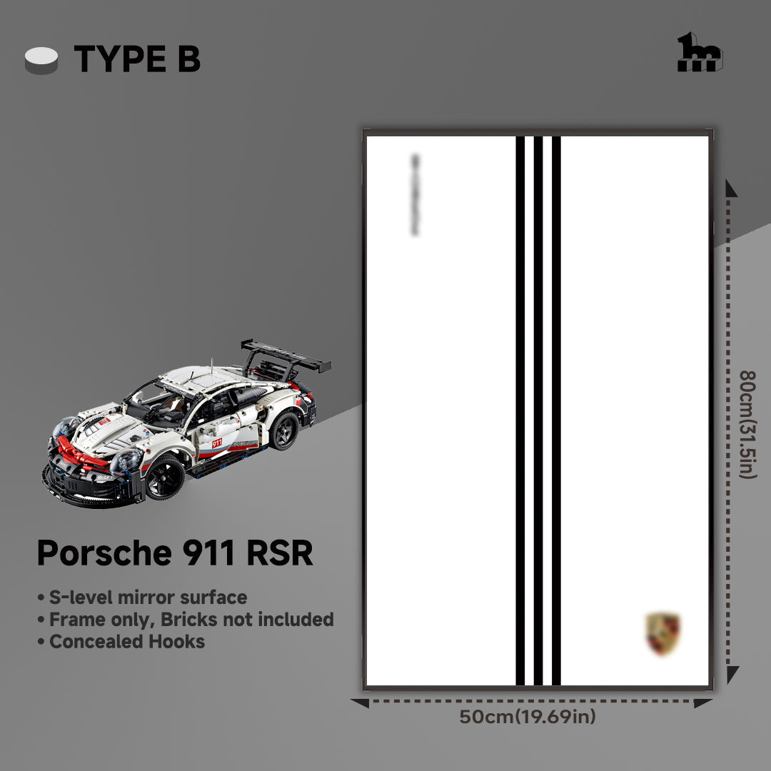 Car Display frame for LEGO® TECHNIC™ Porsche 911 RSR 42096