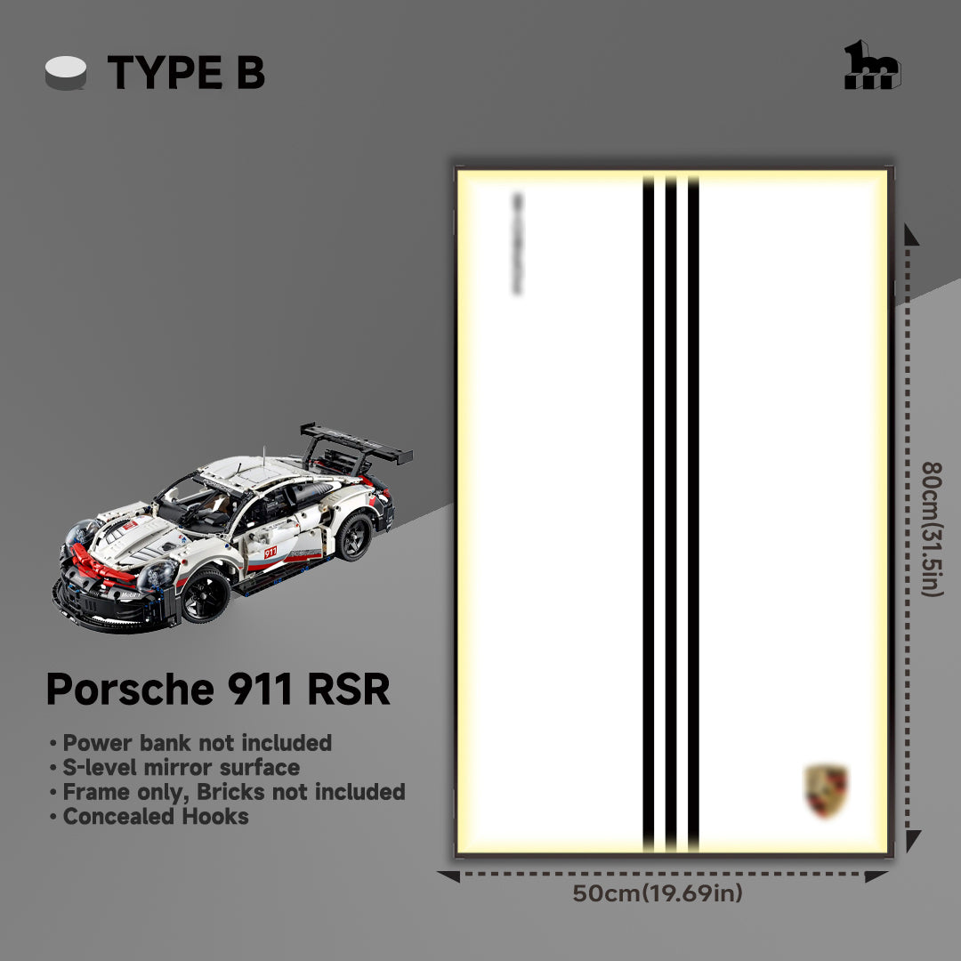 Car Display frame for LEGO® Porsche 911 RSR