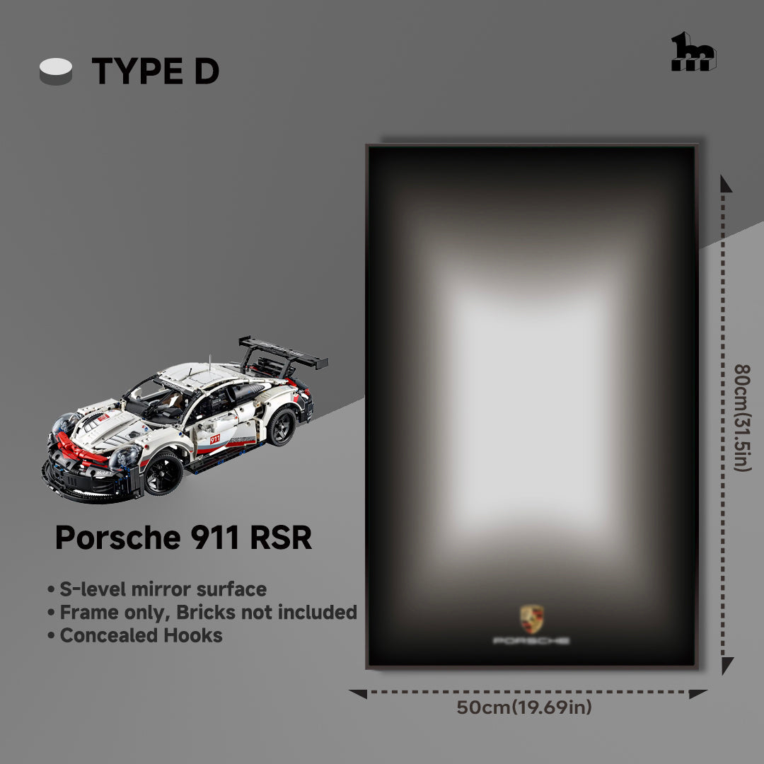Car Display frame for LEGO® Porsche 911 RSR 42096