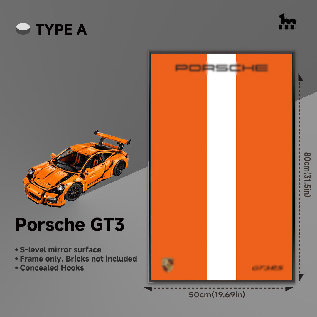 Wall Display Frame For LEGO® Technic™ Supercar.