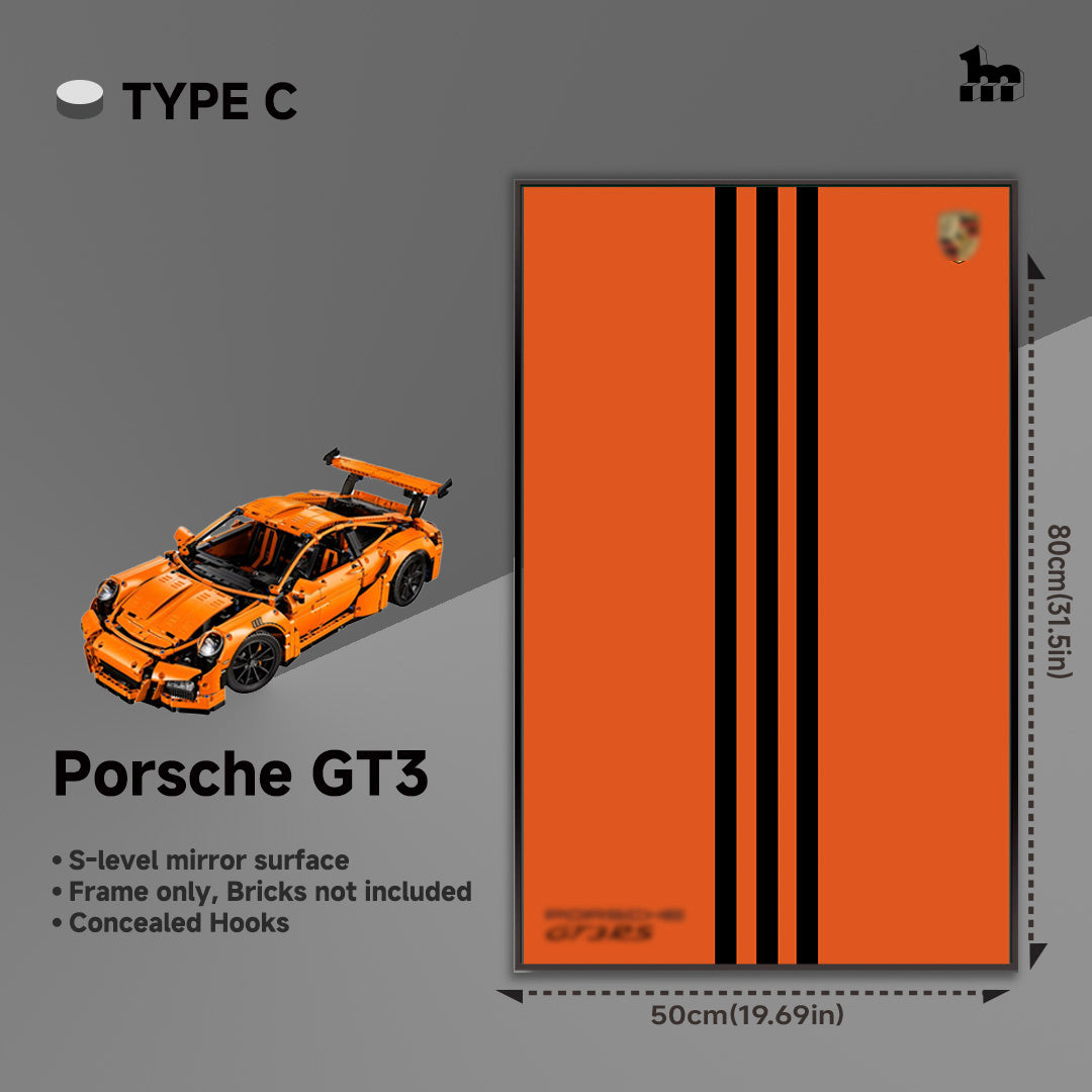 Wall Display Frame For LEGO® Technic™ Supercar.