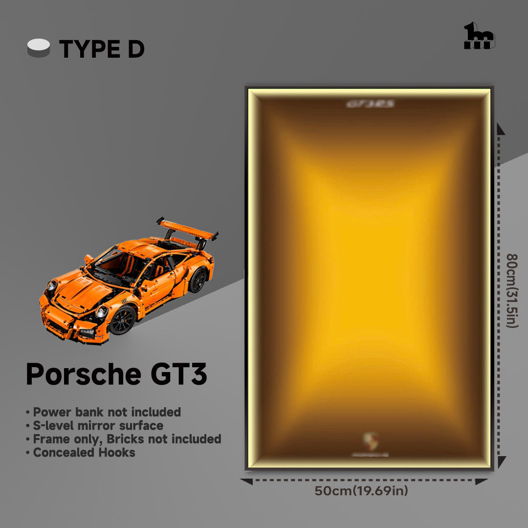 Wall Display Frame For LEGO® Technic™ Supercar.