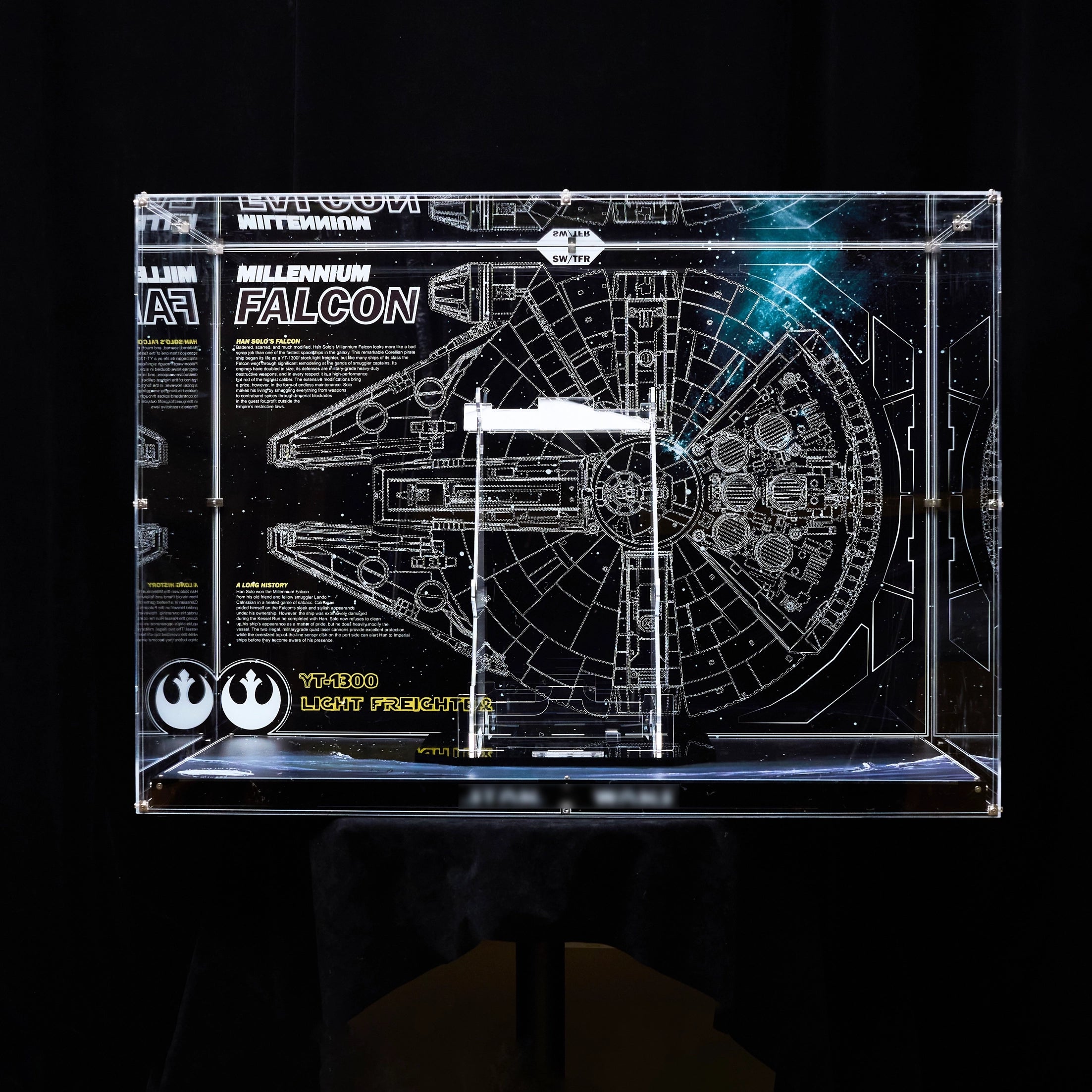 【Premium】 Display Case For LEGO Star Wars™ 75192 Millennium Falcon