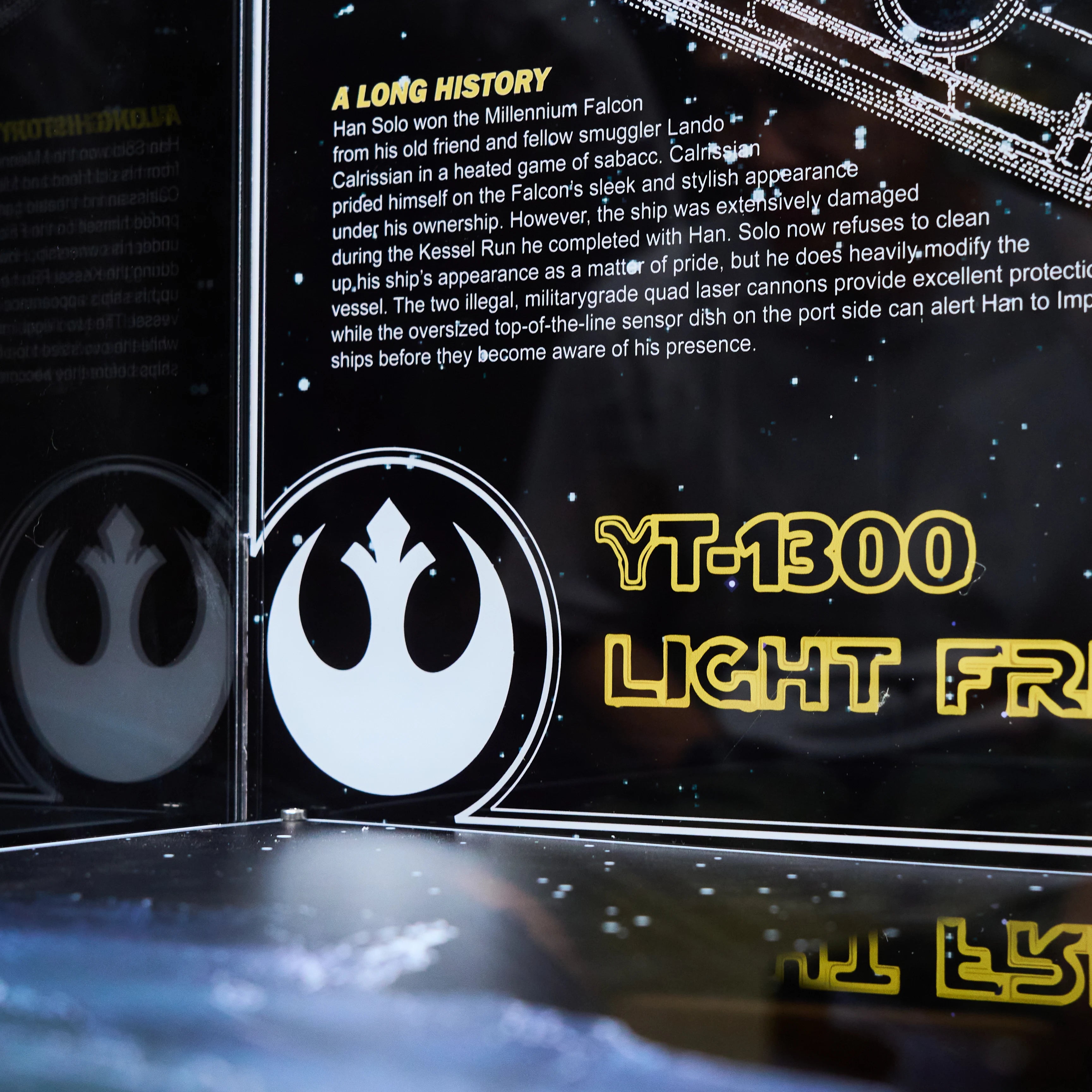【Premium】 Display Case For LEGO Star Wars™ 75192 Millennium Falcon
