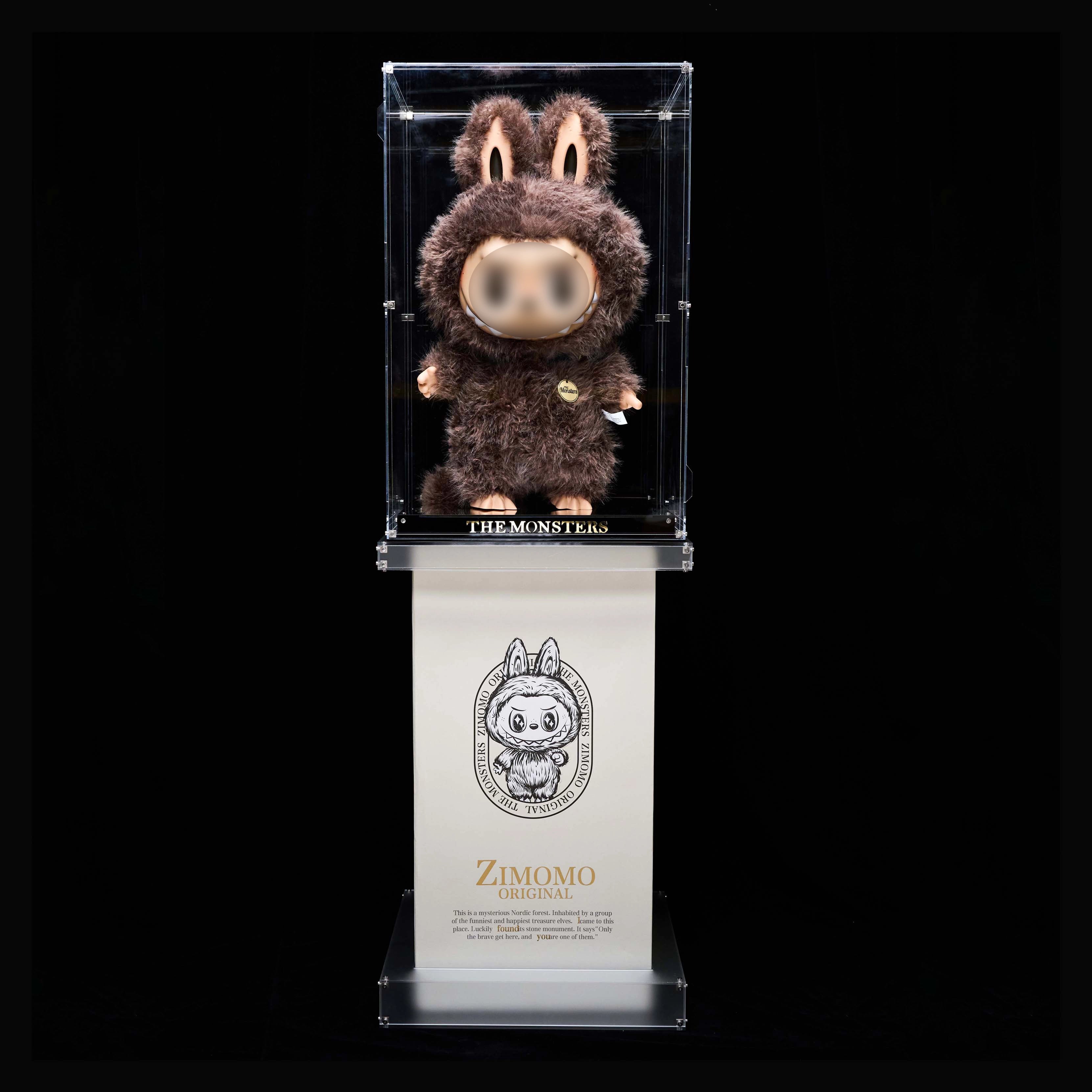 【Preorder 10 days】L-Size Ultra Acrylic Display Case for POPMART Labubu Zimomo