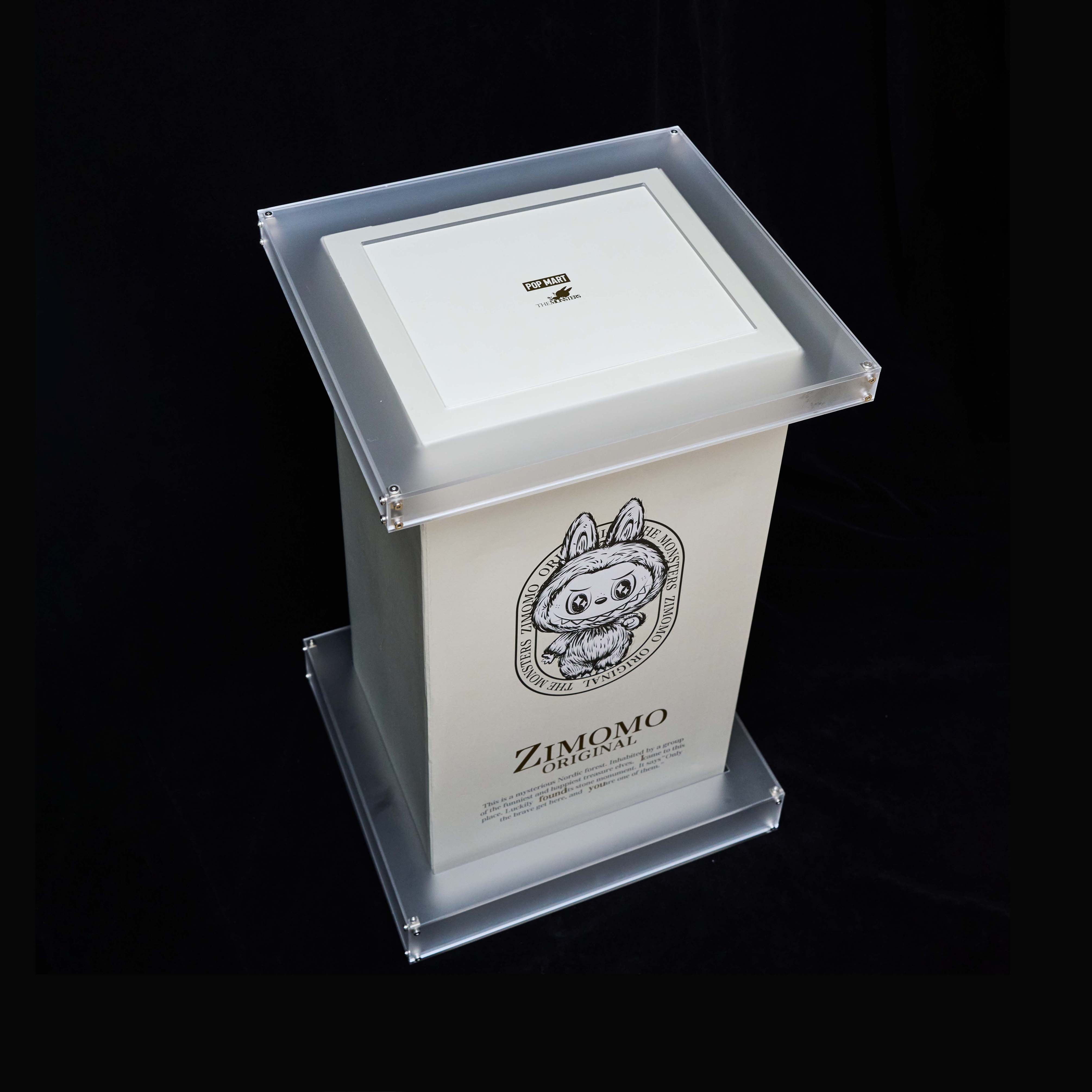 【Preorder 10 days】L-Size Ultra Acrylic Display Case for POPMART Labubu Zimomo