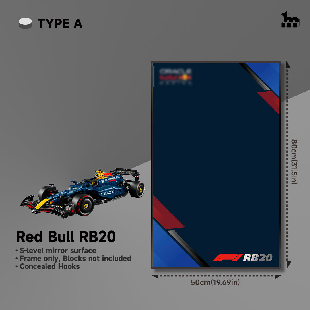 Wall Display Frame For LEGO® Technic™ F1 Series