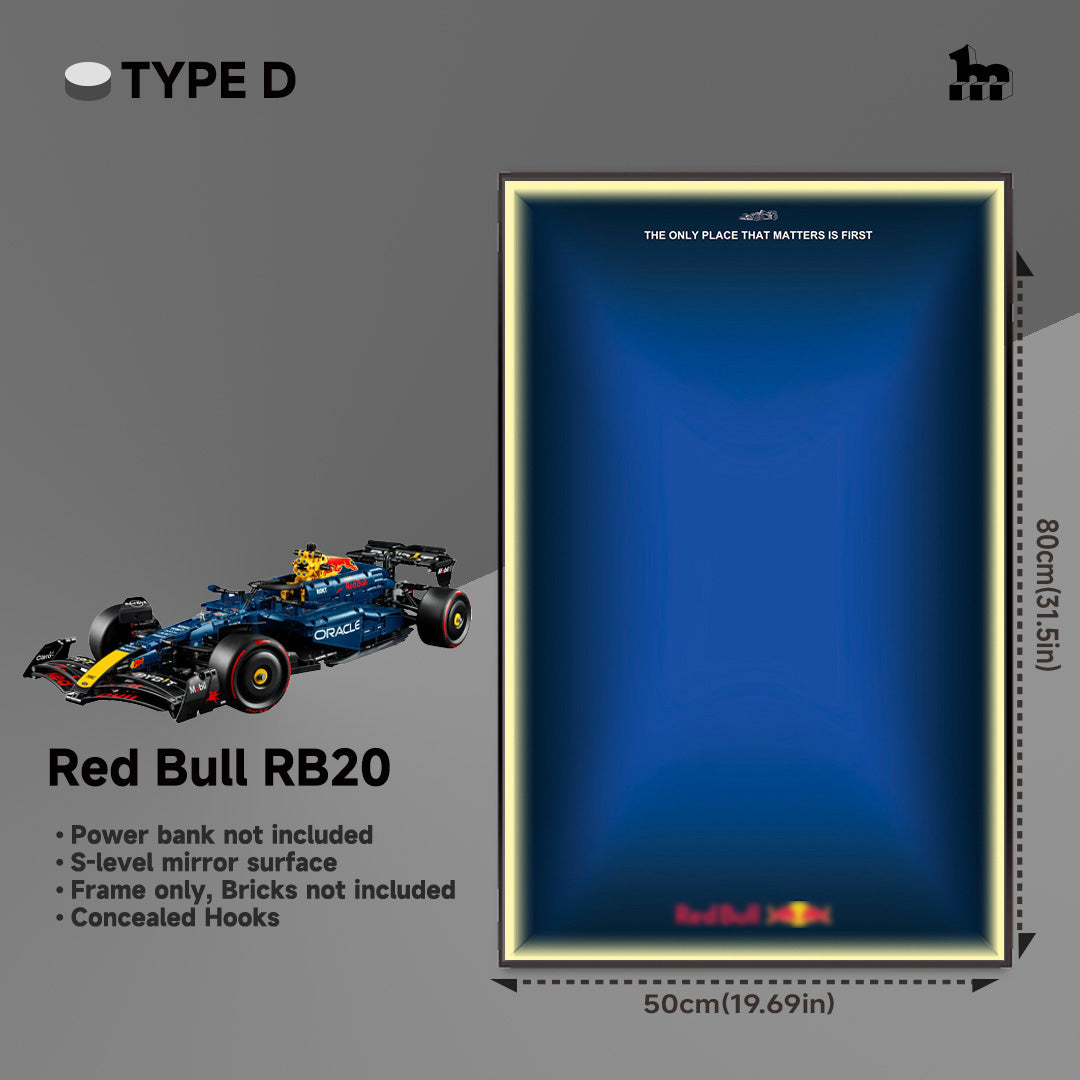 Lego display frame for redbull rb20 in home
