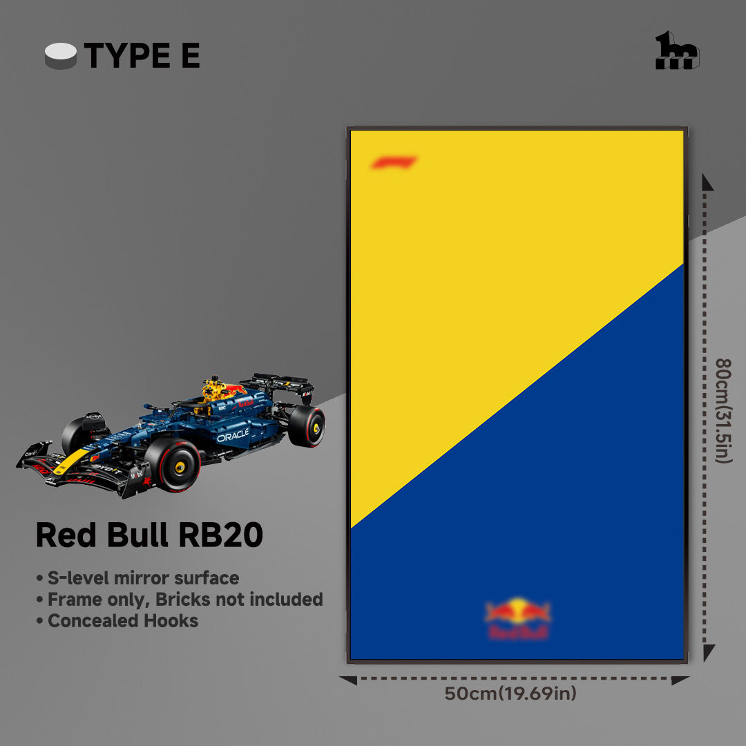 Lego display frame for redbull rb20