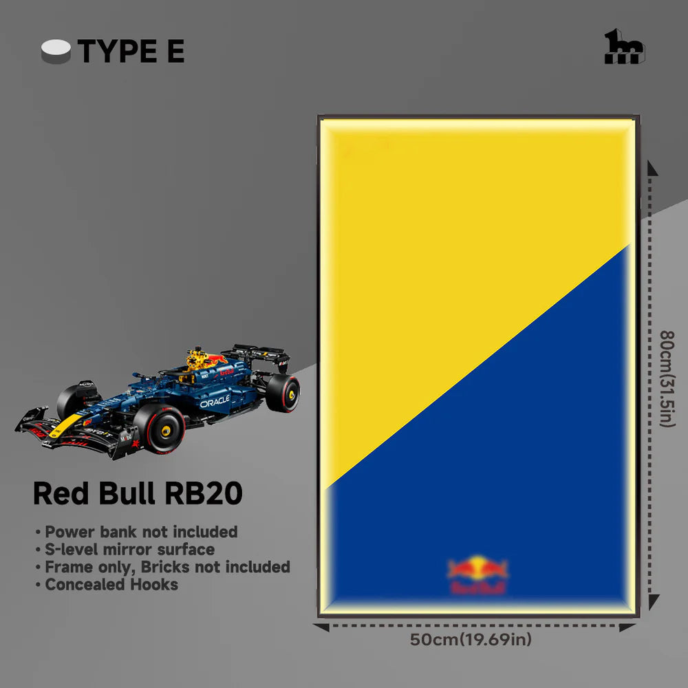 Lego display frame for redbull rb20