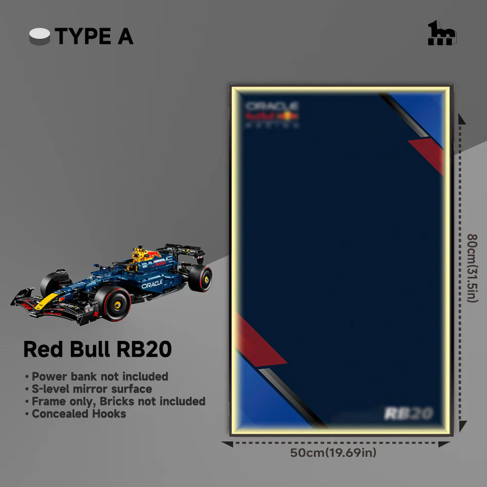 Lego RedBull RB20 display frame in home