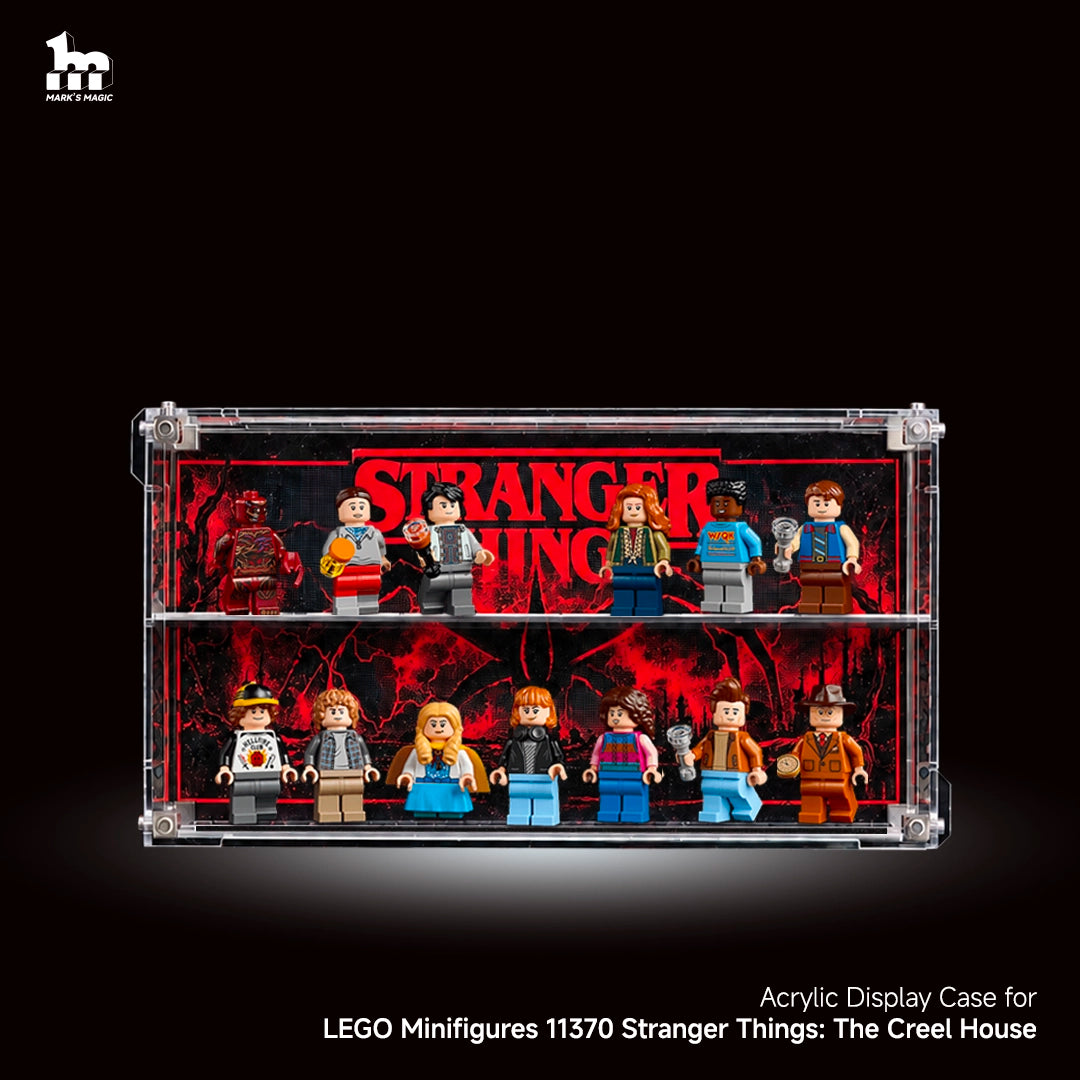 Vitrine d’exposition murale en acrylique pour figurines LEGO® de la série Shrek 71053
