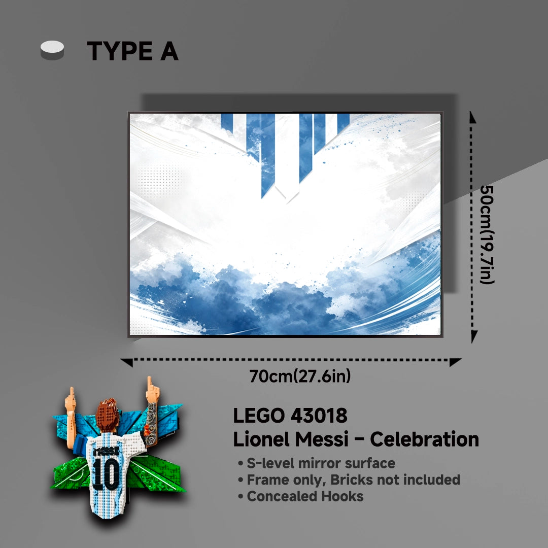Wall Display Frames For LEGO Editions 43018 Lionel Messi – Celebration