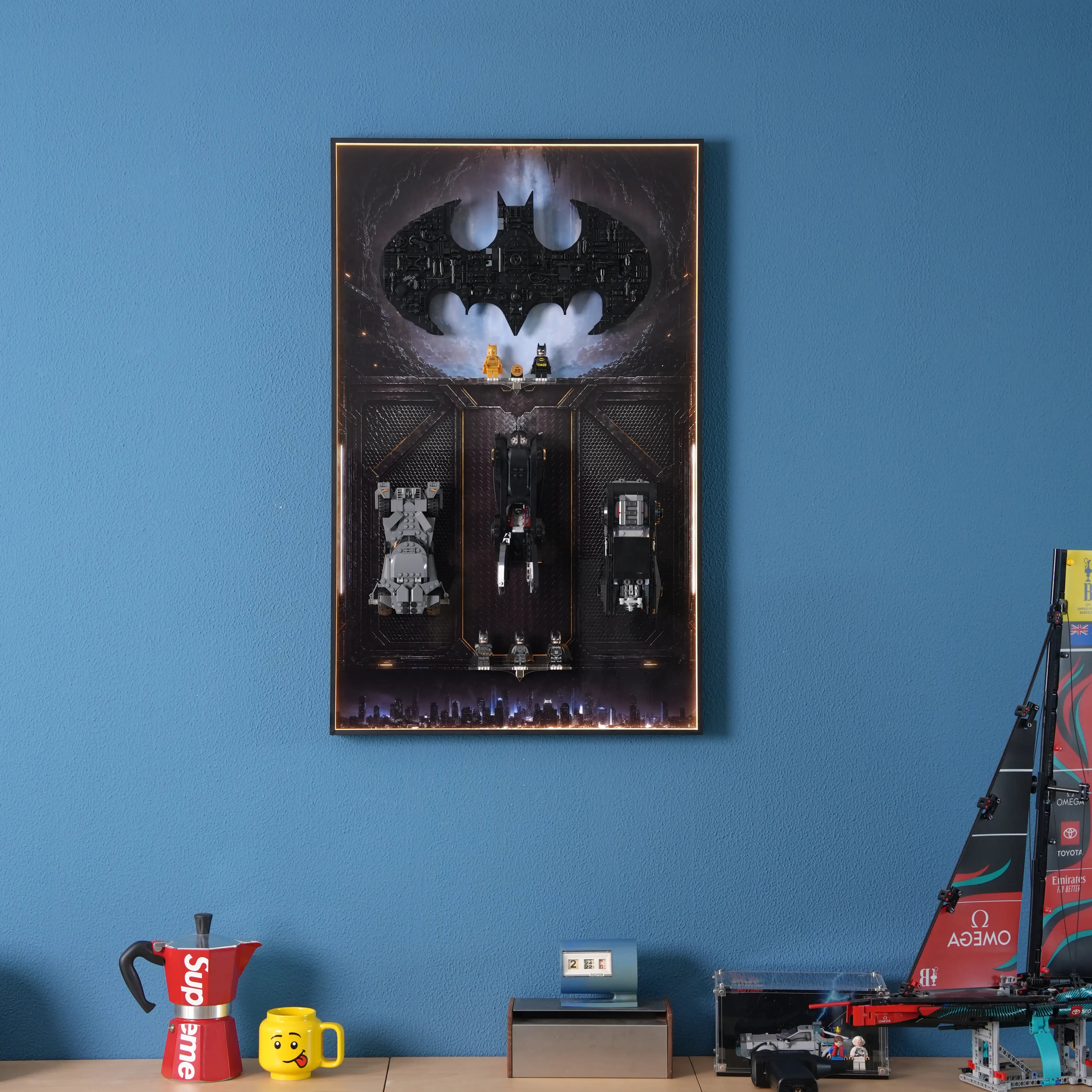Wall Display Frames For LEGO® batman logo & cars (76330) (76332) (76333) (76331)