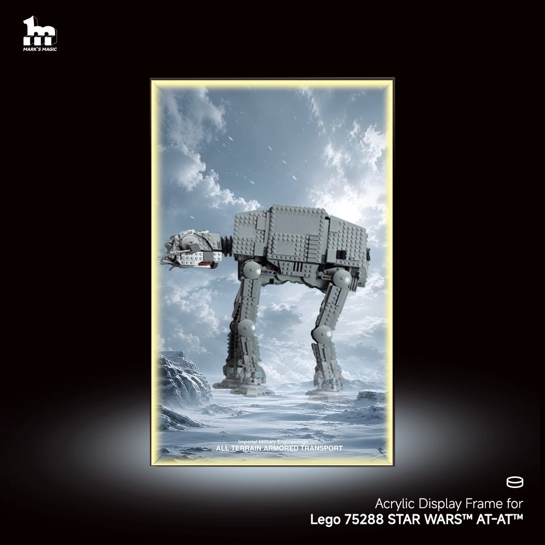 Wall Display frame for LEGO® STAR WARS™ AT-AT™ 75288