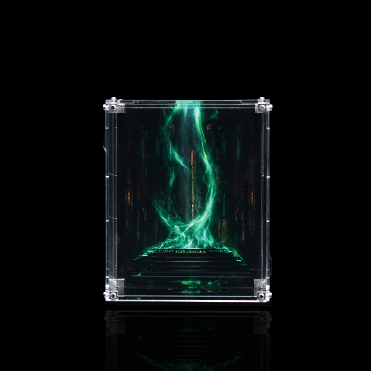 Wall mounted Display Case For LEGO Marvel 76345 Doctor Doom Bust