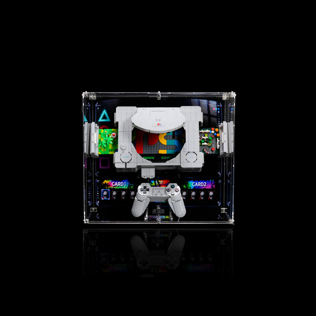 Wall mounted Display Case For LEGO® Other 72306 PlayStation™