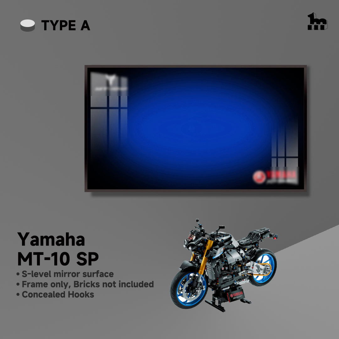 Lego Yamaha car frame for wall