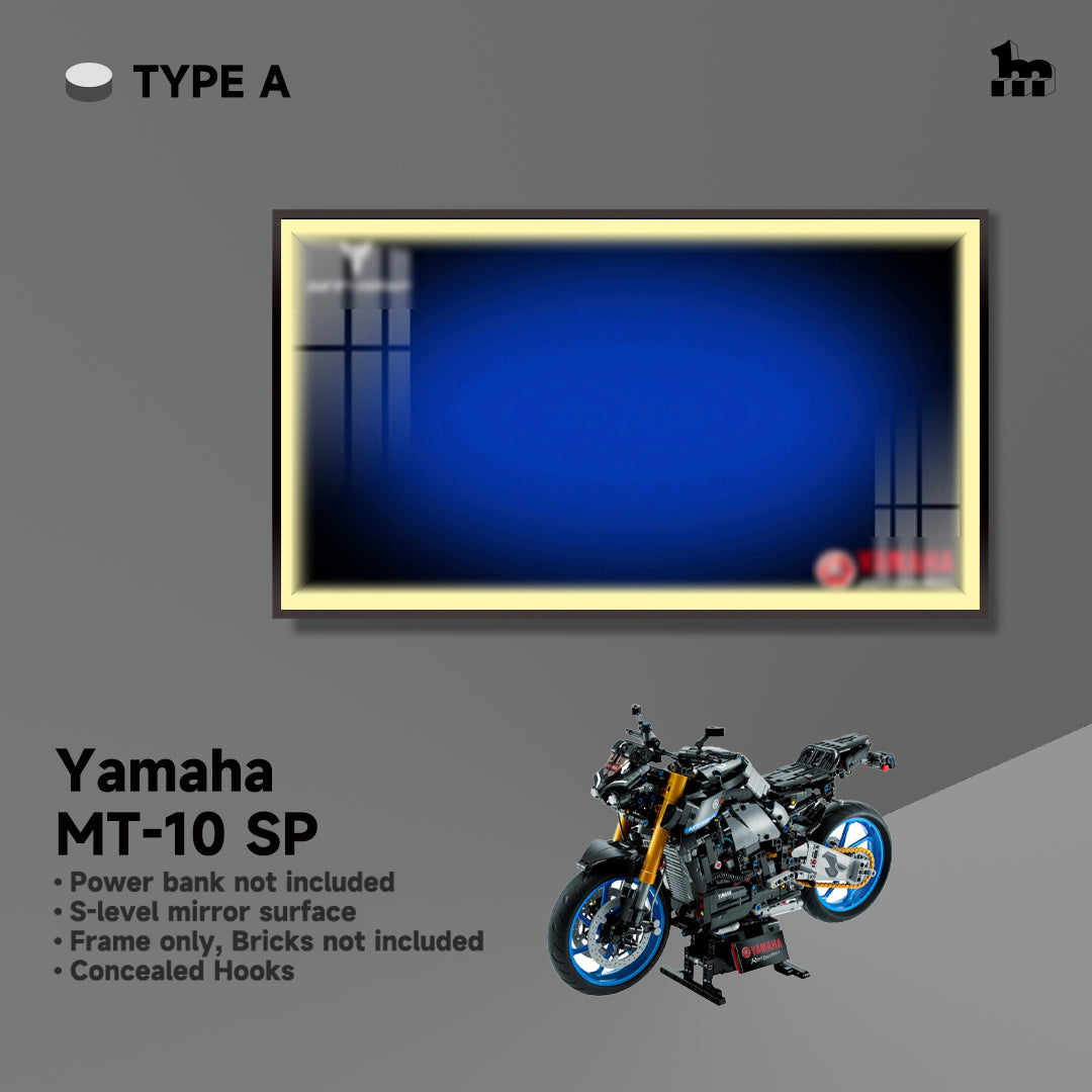 Lego Yamaha car frame for wall mount
