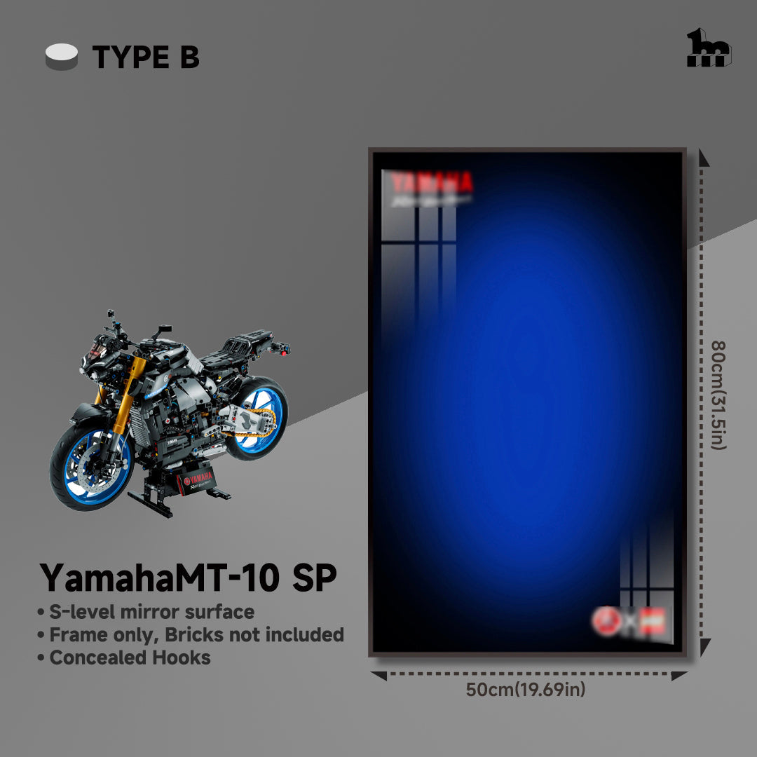 Lego Yamaha car frame for wall