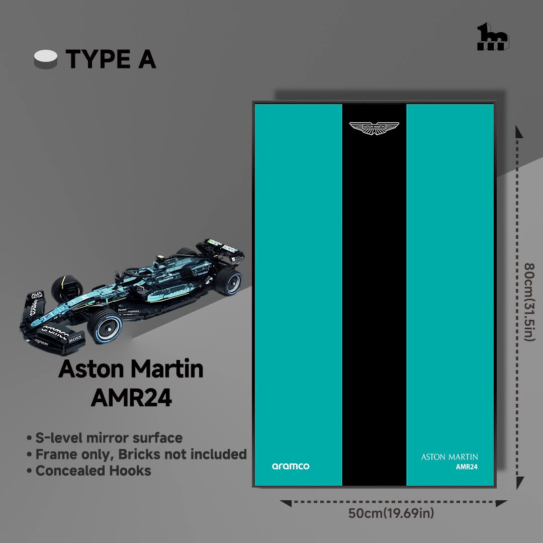 Car Display frame for Aston Martin AMR24 Moc