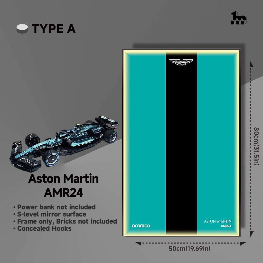 Car Display frame for Aston Martin AMR24 Moc