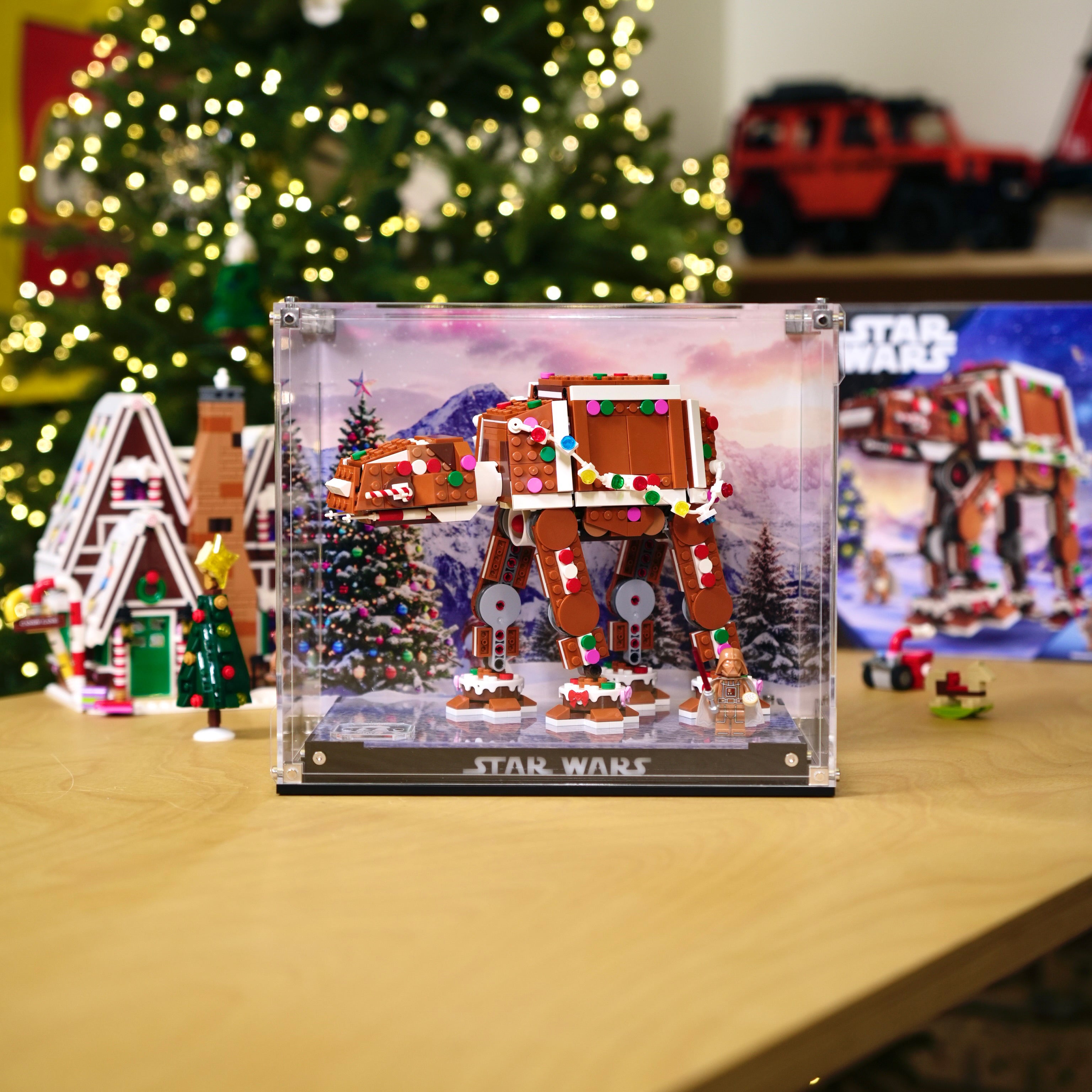 【Premium】 Display Case For LEGO 40806 Gingerbread AT-AT™ Walker