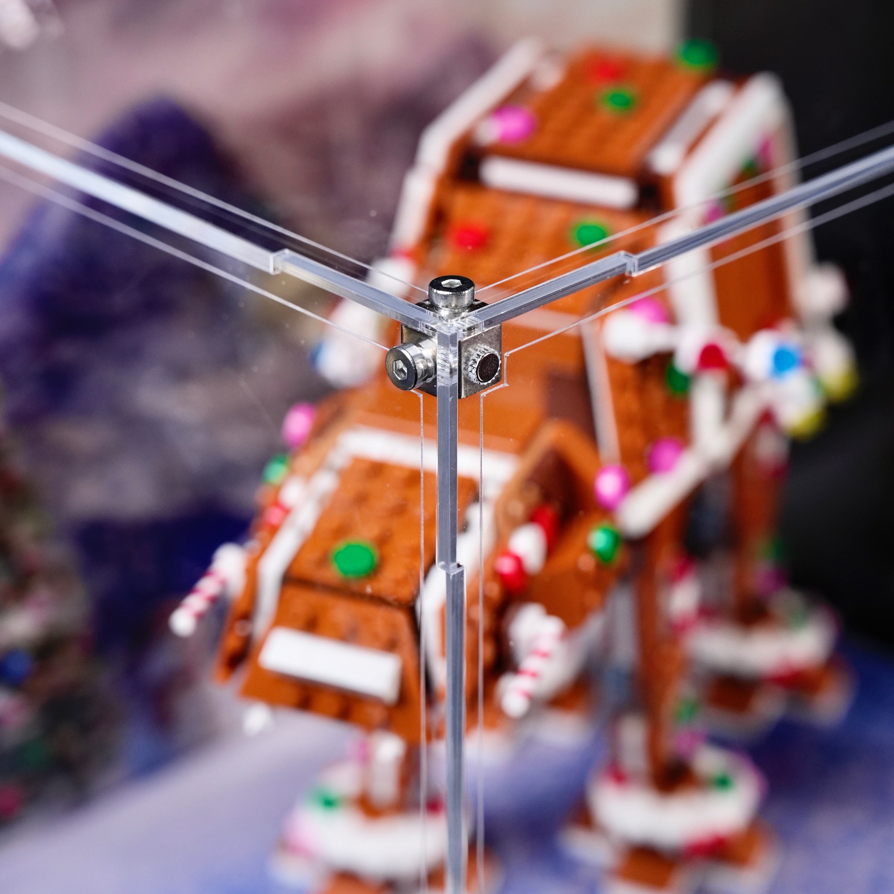 【Premium】 Display Case For LEGO 40806 Gingerbread AT-AT™ Walker