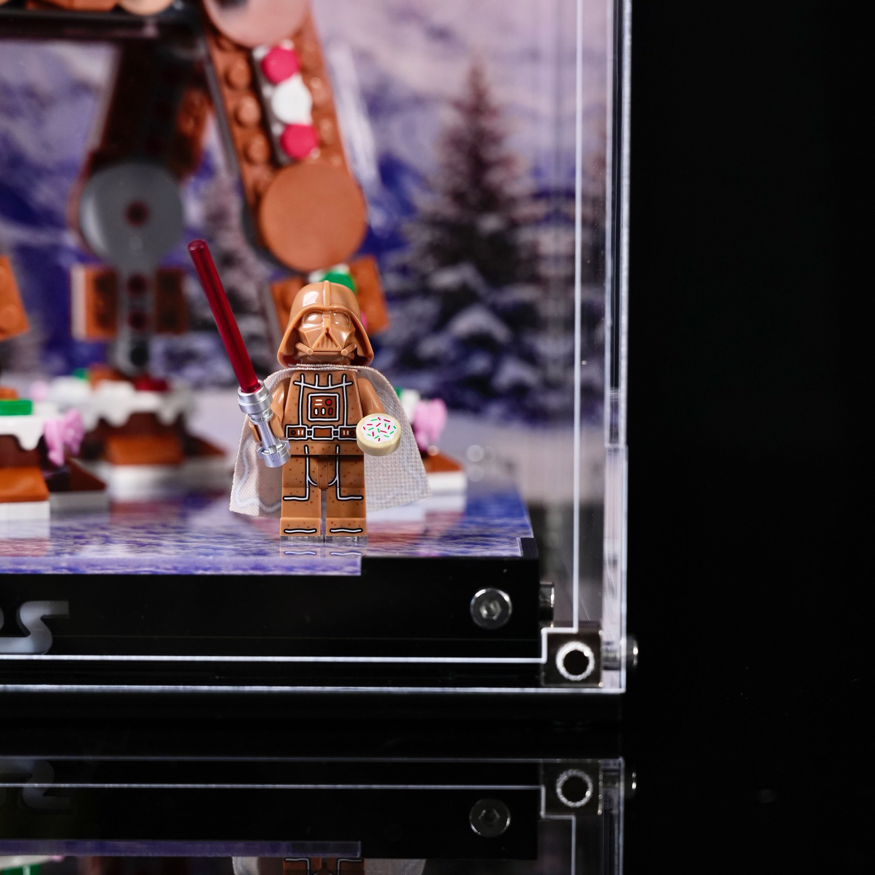 【Premium】 Display Case For LEGO 40806 Gingerbread AT-AT™ Walker