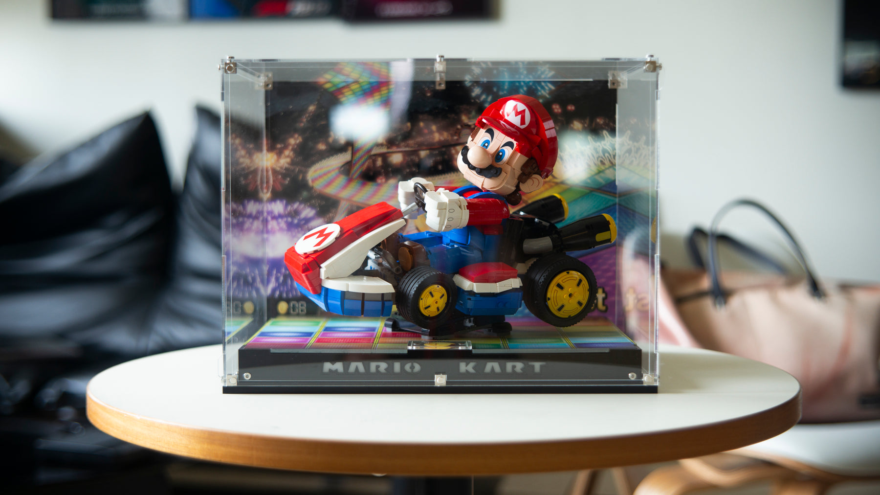 Display Case for LEGO® Mario Kart™ – Mario & Standard Kart