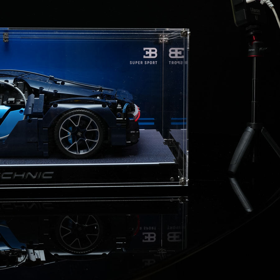 【PREMIUM】Display Case For LEGO® Bugatti Chiron Ultra-high Translucent Acrylic