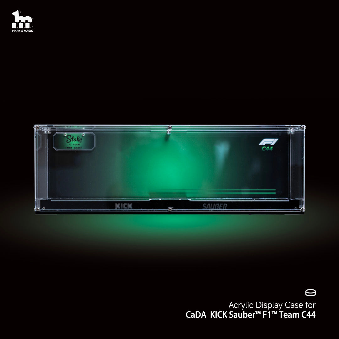 【PREMIUM】Display Case For CaDA - KICK Sauber™ F1™ Team C44 Ultra-high Translucent Acrylic