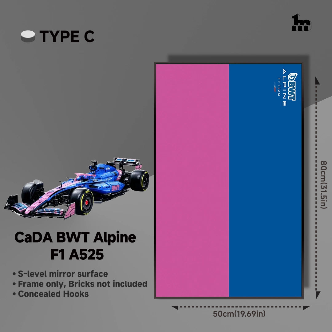 Car display Frame for CaDA BWT Alpine F1 A525