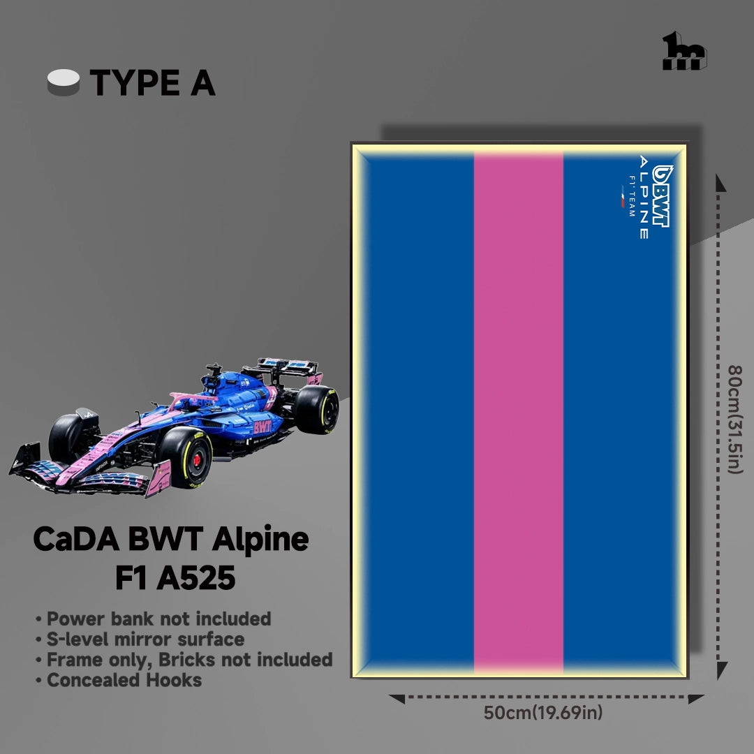 Car display Frame for CaDA BWT Alpine F1 A525