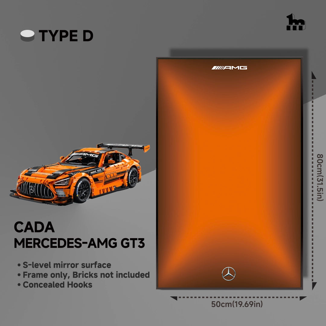 Car Display Wall Frame for CaDA Mercedes-AMG GT3