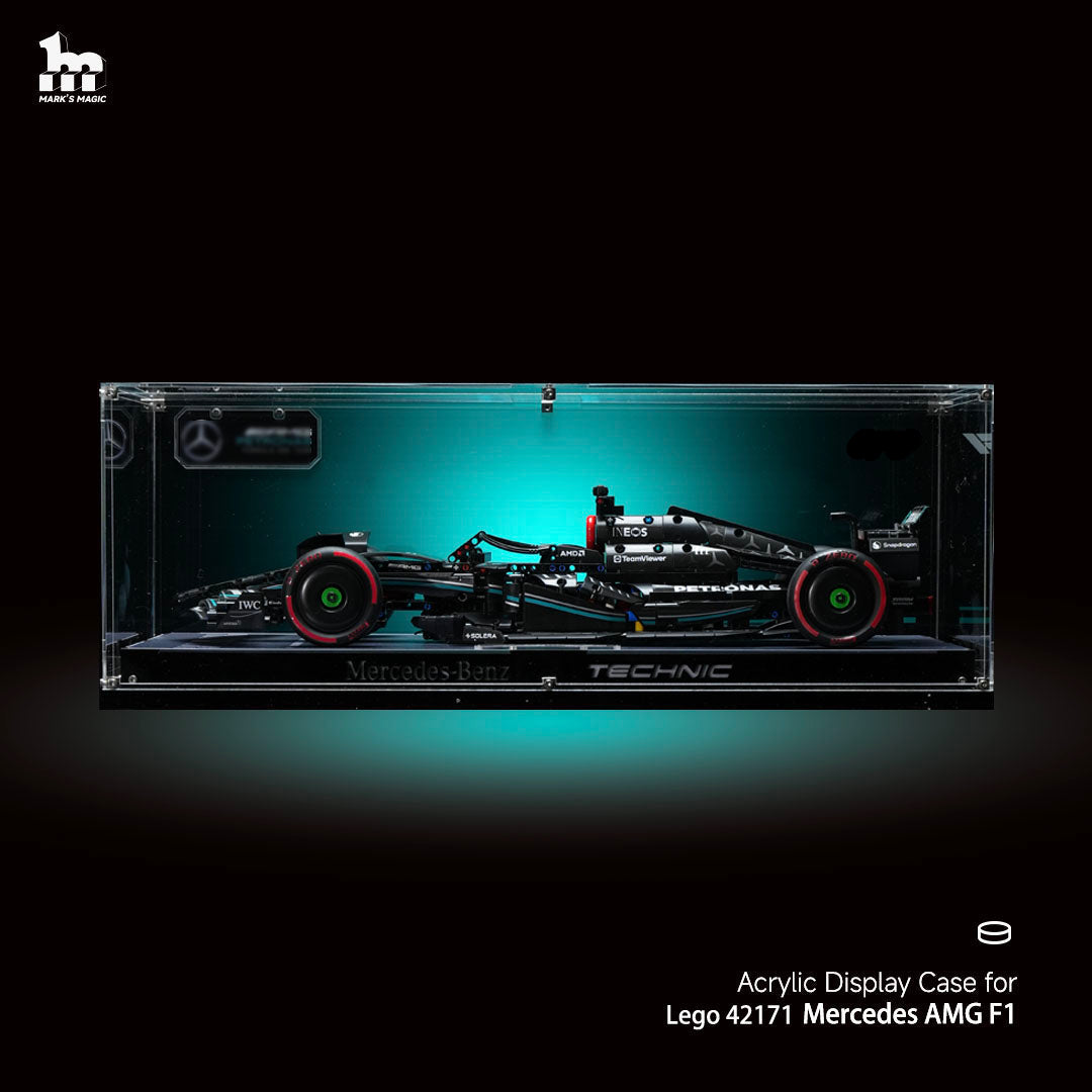 Lego F1 Mercedes display case