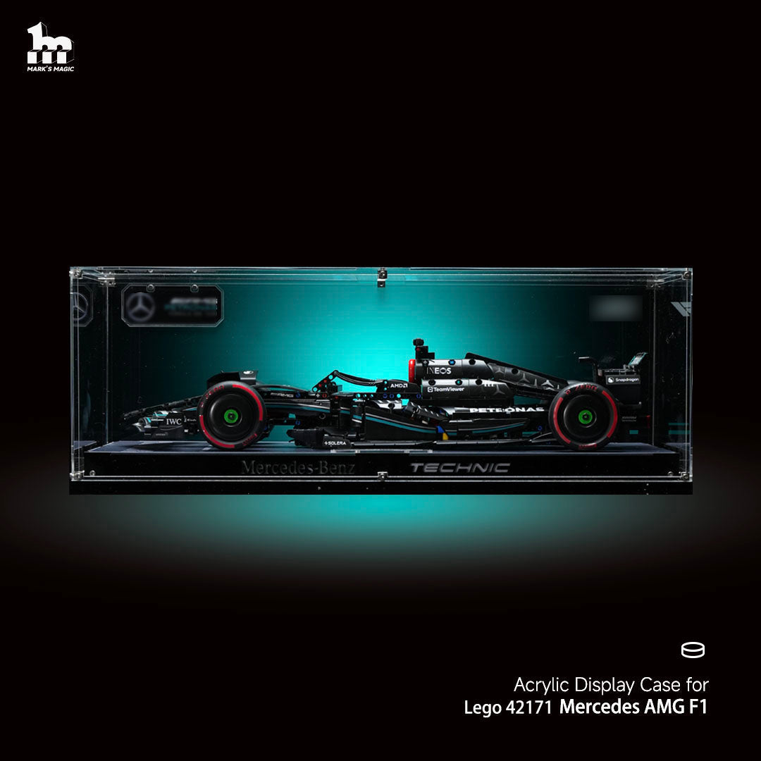Lego F1 Mercedes display case