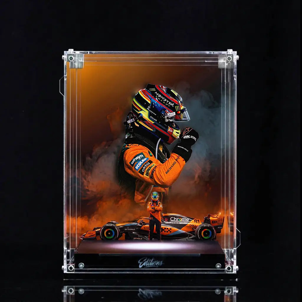 【PRE ORDER 15 DAYS】【PREMIUM】 Display Case For LEGO® Editions F1 helmets
