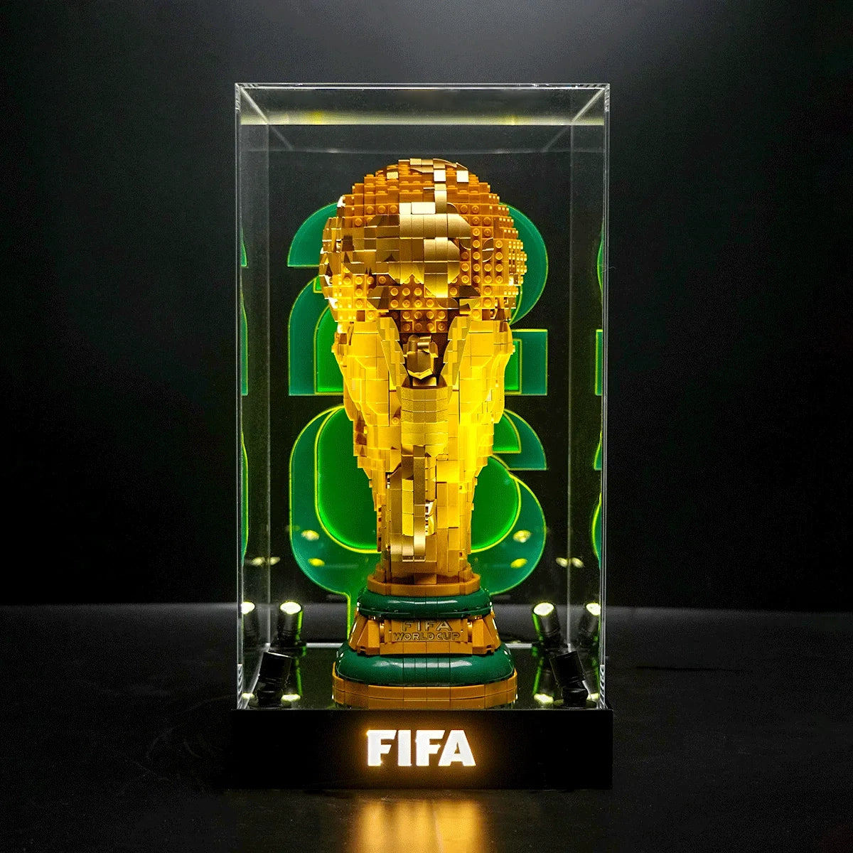 【Designer Edition】LED Light Display Case for LEGO 43020 FIFA World Cup Official Trophy