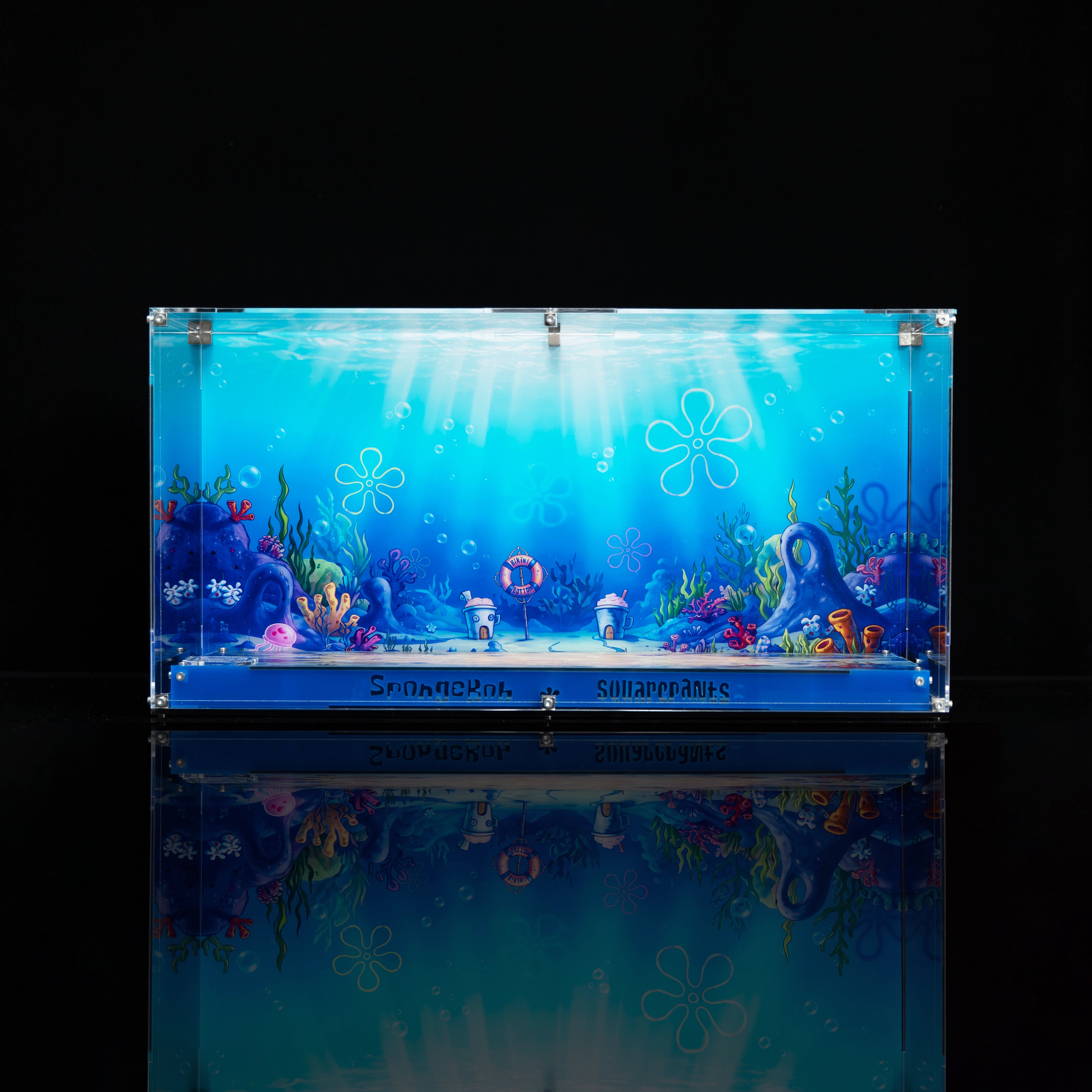 Acrylic Display Case For LEGO® ICONS 11386 SpongeBob SquarePants: Bikini Bottom