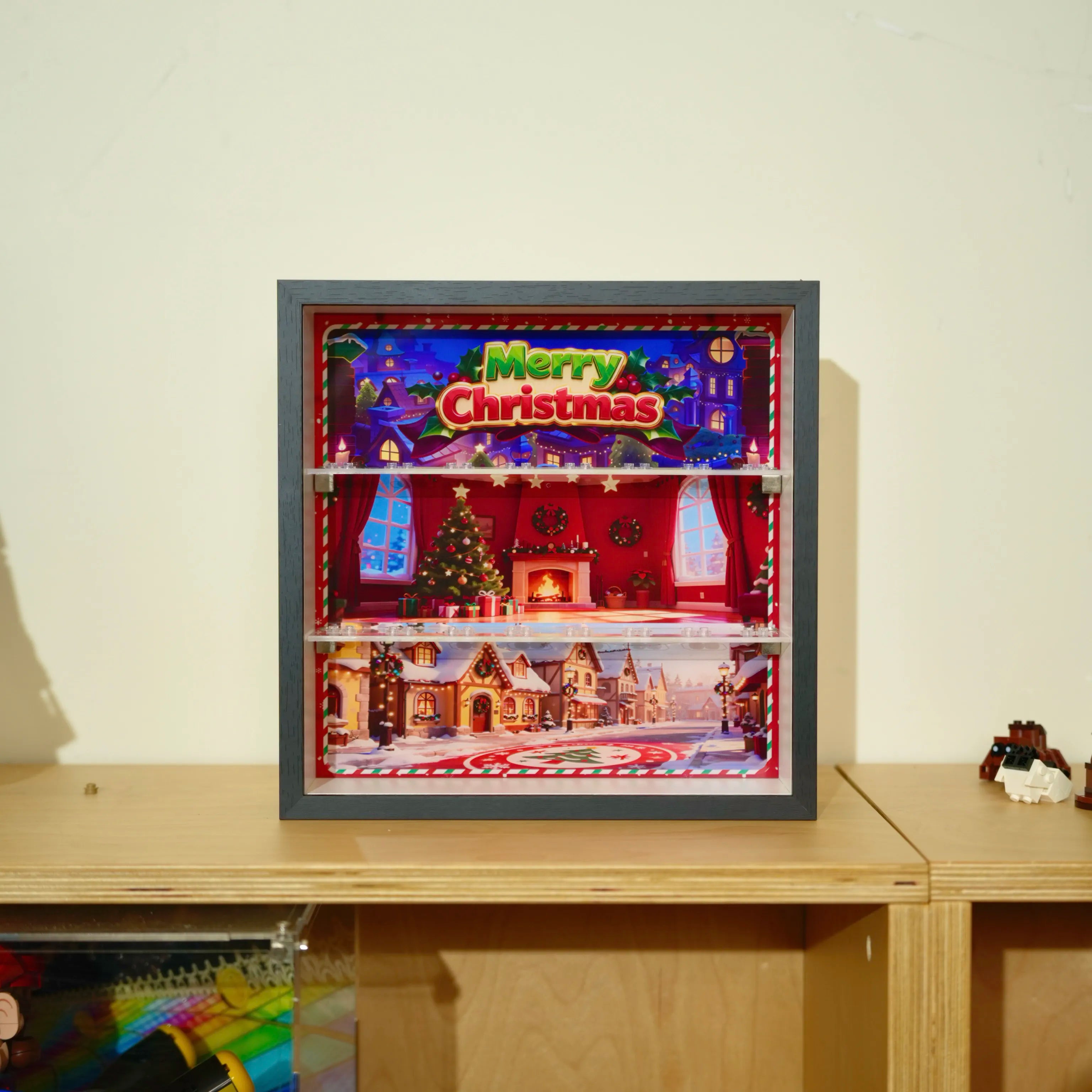 Display case for LEGO® 60475 City Advent Calendar 2025