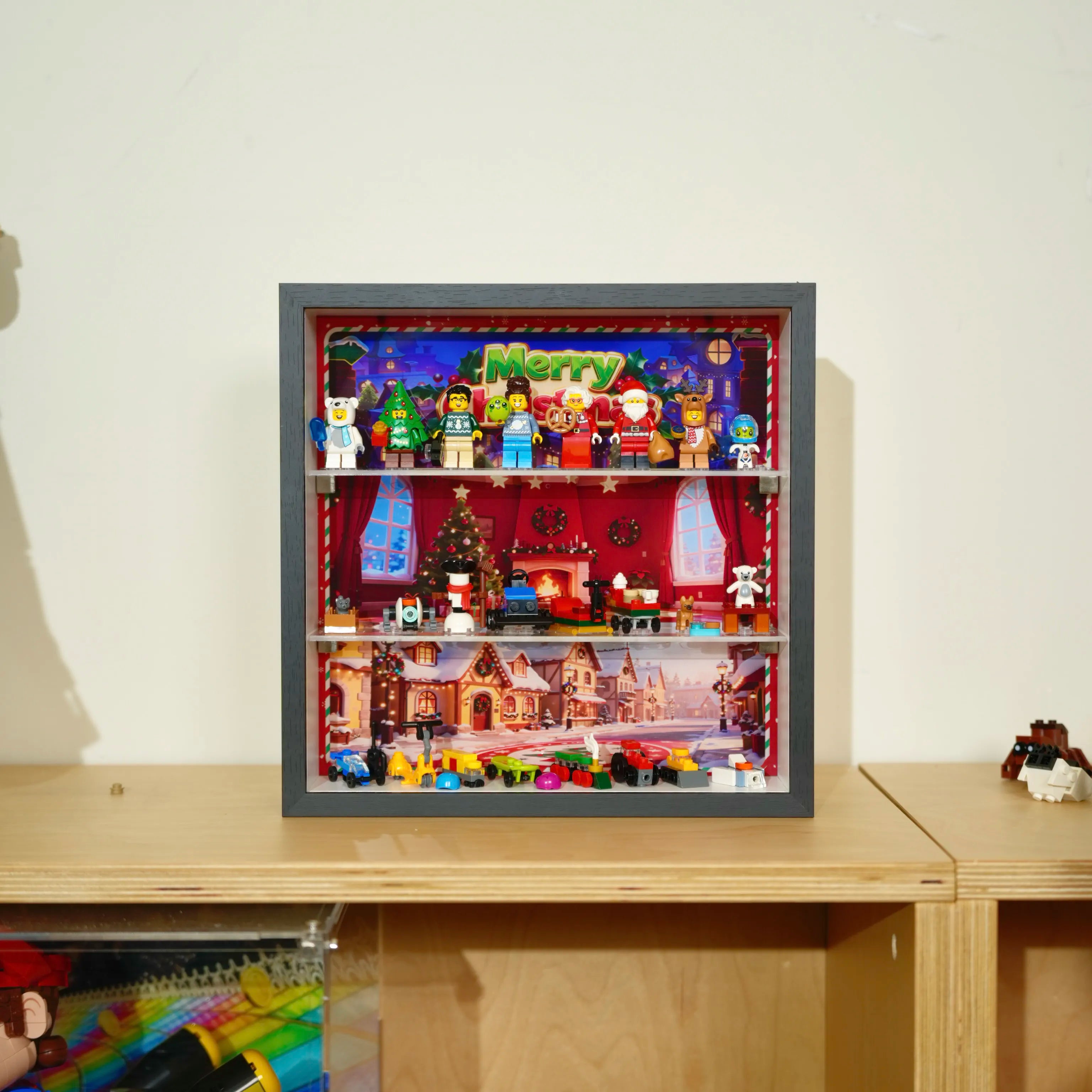 Display case for LEGO® 60475 City Advent Calendar 2025