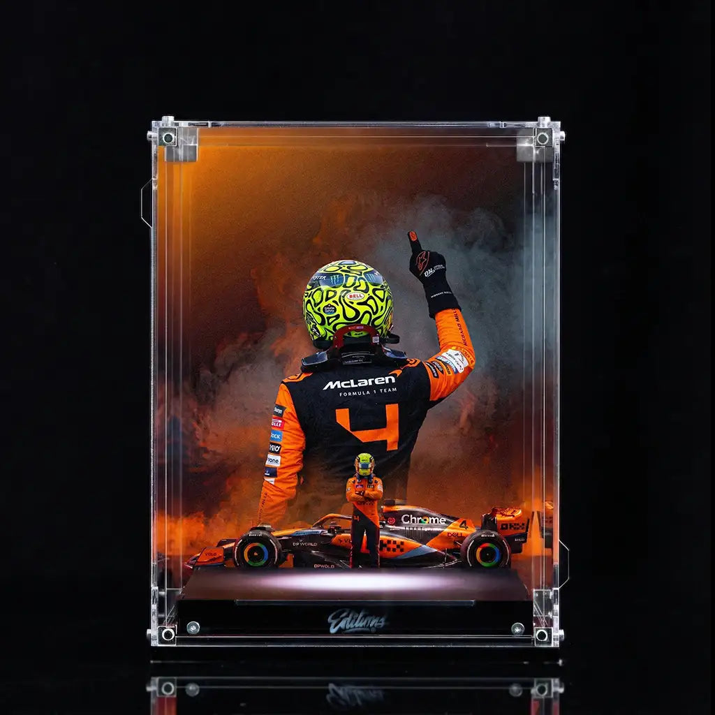 【PRE ORDER 15 DAYS】【PREMIUM】 Display Case For LEGO® Editions F1 helmets