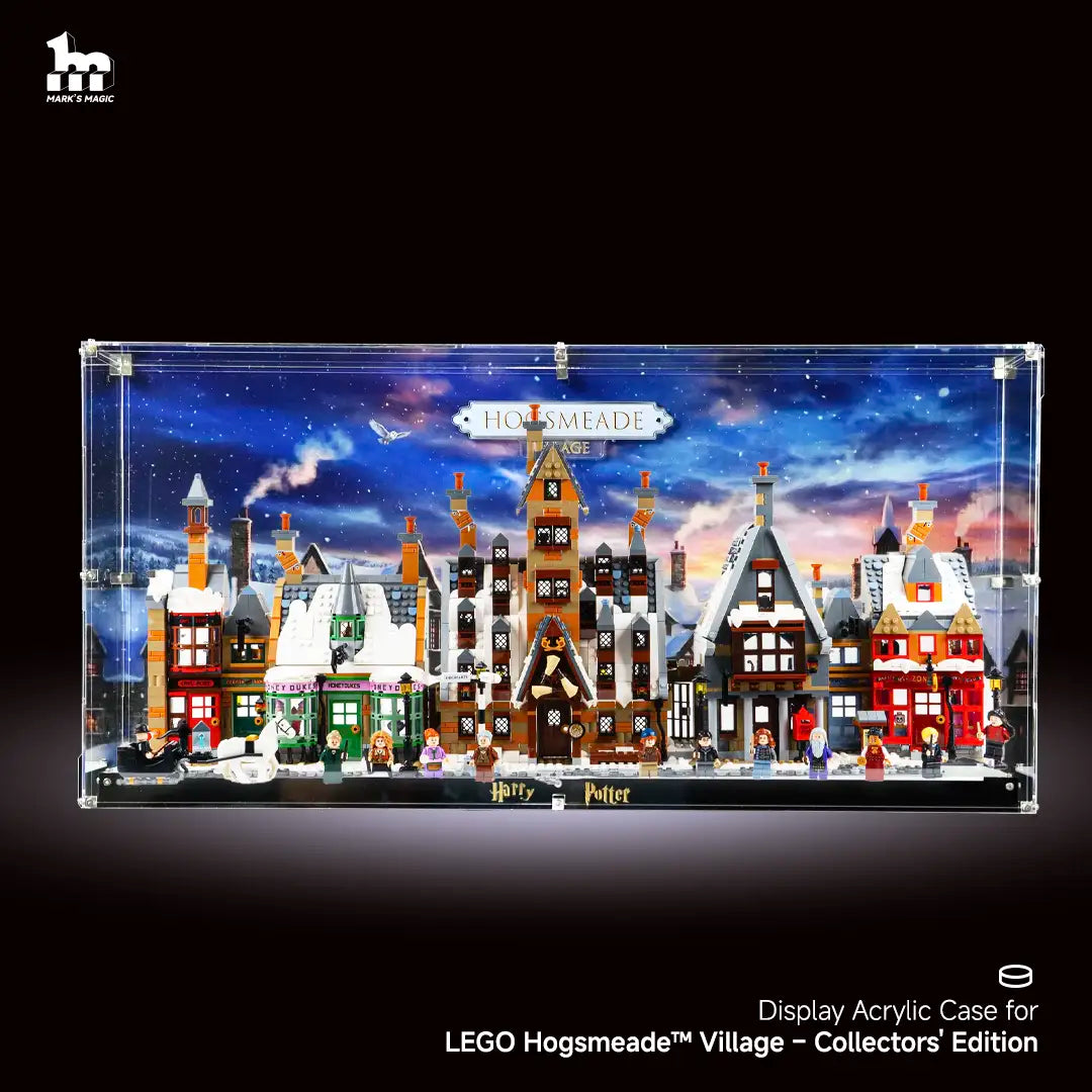 【PREMIUM】Acrylic Display case For LEGO® Harry Potter™ 76457 Hogsmeade™ Village – Collectors' Edition